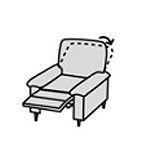Sessel mit Relaxfunktion<br />motorisch verstellbar